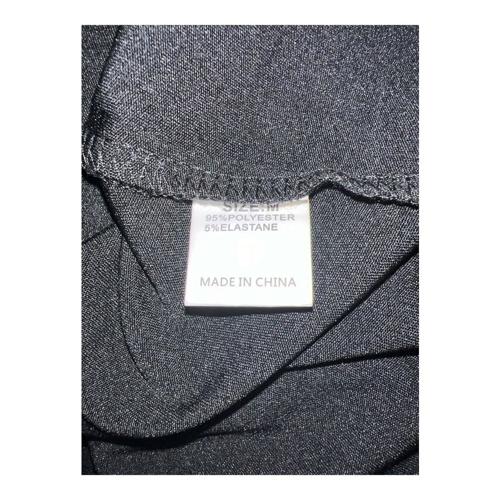 Women's Dress M Black Silver - Picture 4 of 5